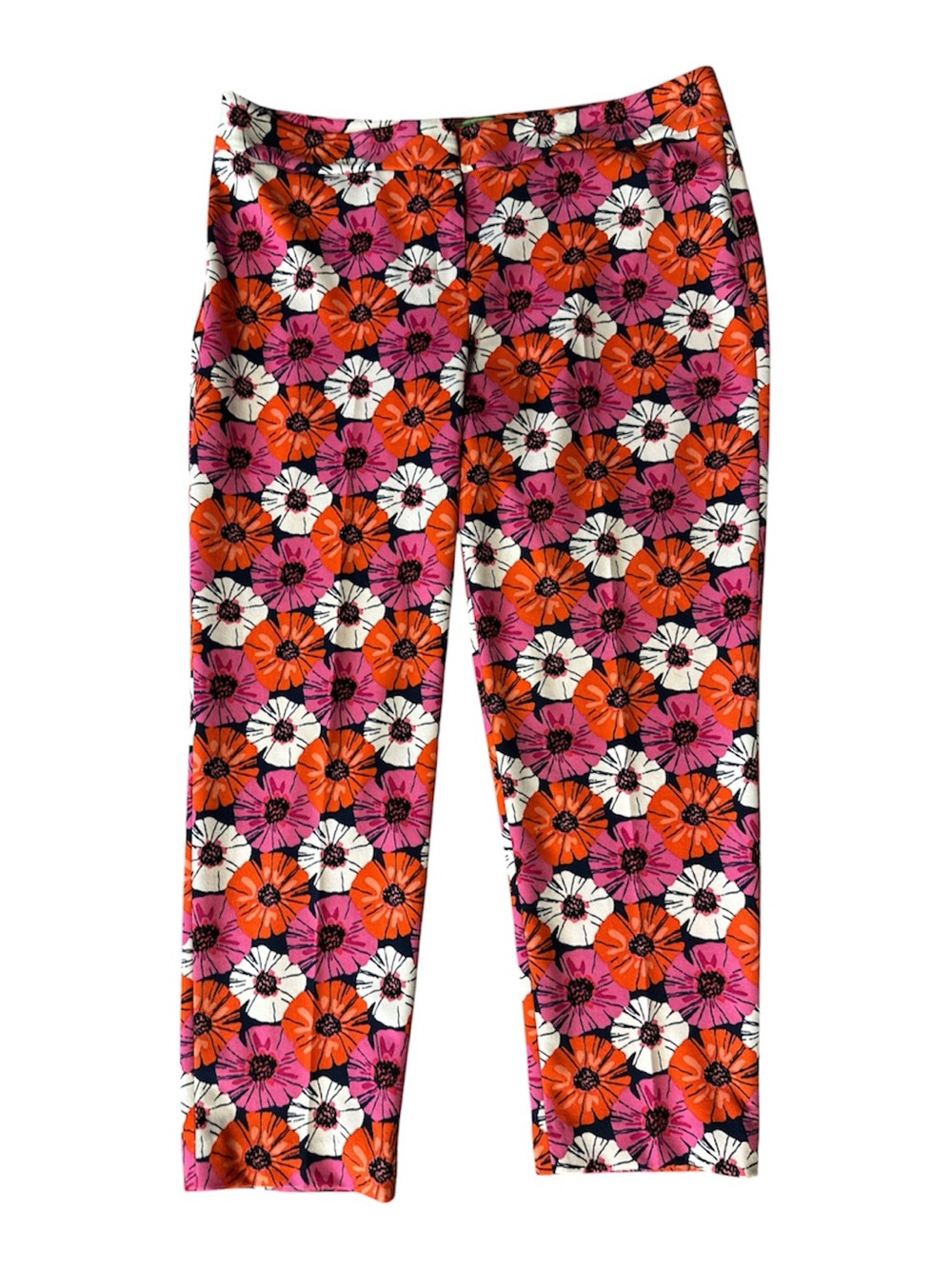 Pappagallo Vintage Pants W/ a Floral Print. Size 14. 38” W  11.5” R  27” Inseam